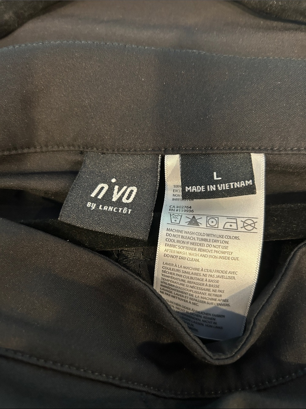Black Women's Pants - Size L